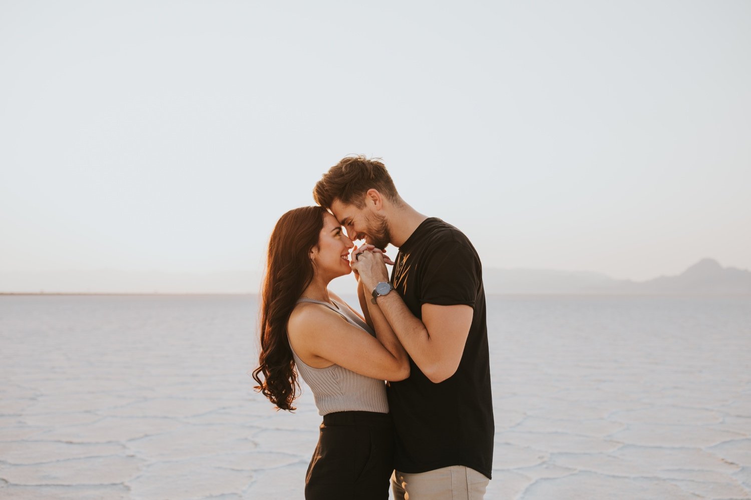 utah engagement session, bonneville salt flats, salt flats utah, destination wedding photographer, hudson valley wedding photographer, utah wedding photographer