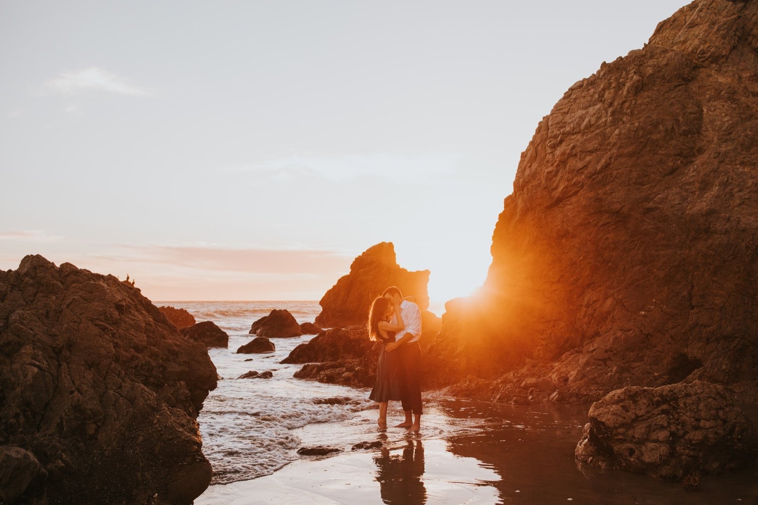 malibu engagement session, hudson valley wedding photographer, california engagement session, malibu wedding photographer