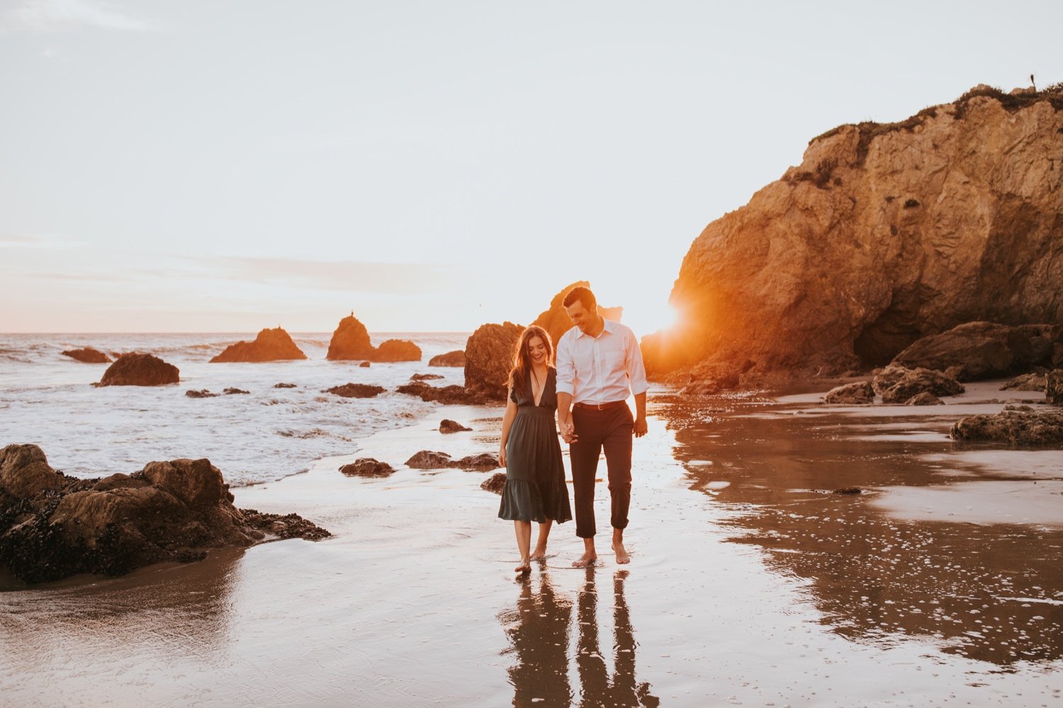 malibu engagement session, hudson valley wedding photographer, california engagement session, malibu wedding photographer