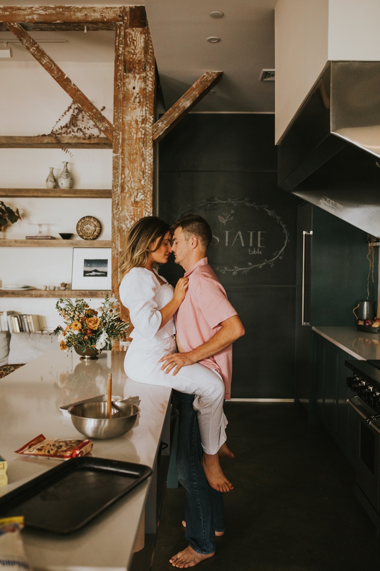 Hudson Valley Wedding Photographer, Kingston Wedding Photographer, Kingston Engagement Session, Indoor Couples Session, Hudson Valley Engagement Session, New York Engagement Photos