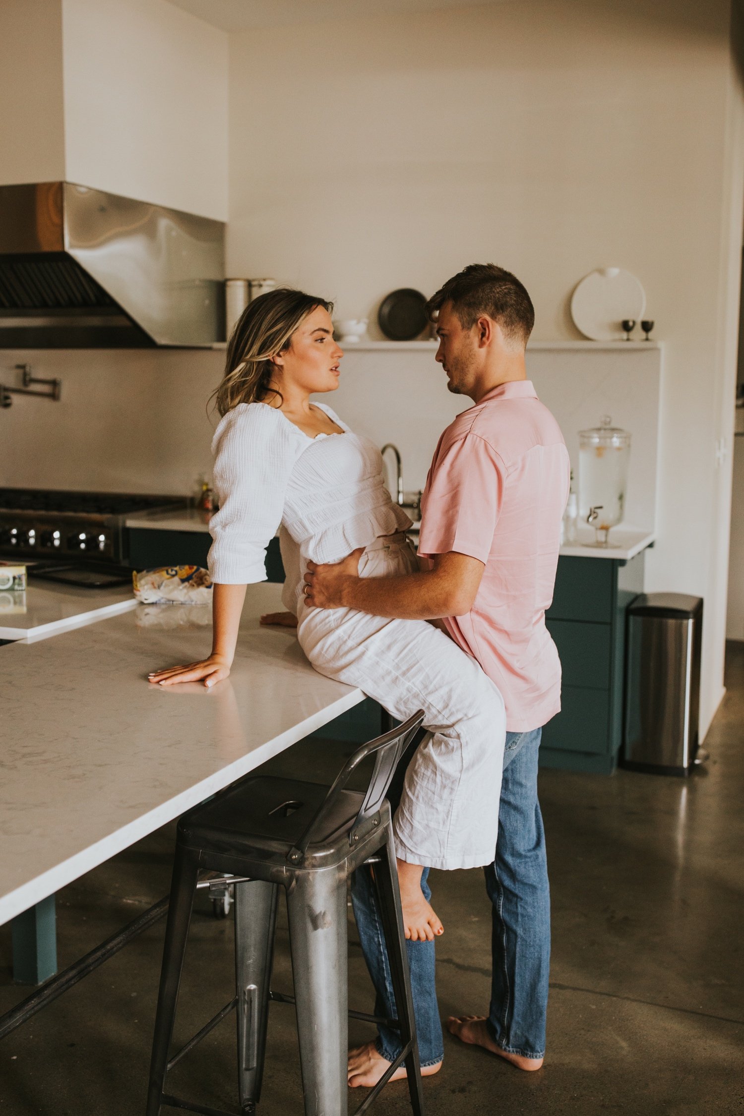 Hudson Valley Wedding Photographer, Kingston Wedding Photographer, Kingston Engagement Session, Indoor Couples Session, Hudson Valley Engagement Session, New York Engagement Photos