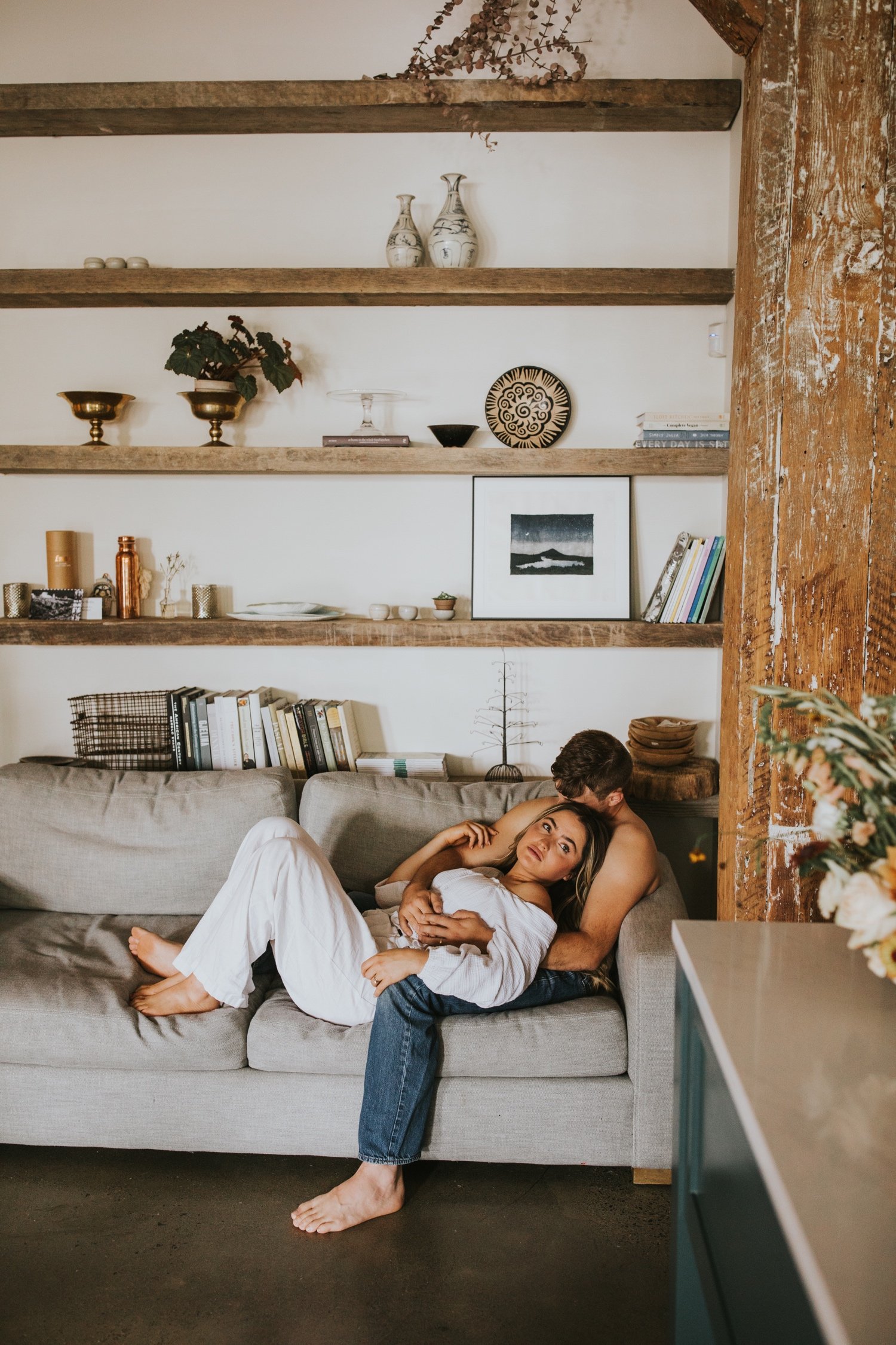 Hudson Valley Wedding Photographer, Kingston Wedding Photographer, Kingston Engagement Session, Indoor Couples Session, Hudson Valley Engagement Session, New York Engagement Photos