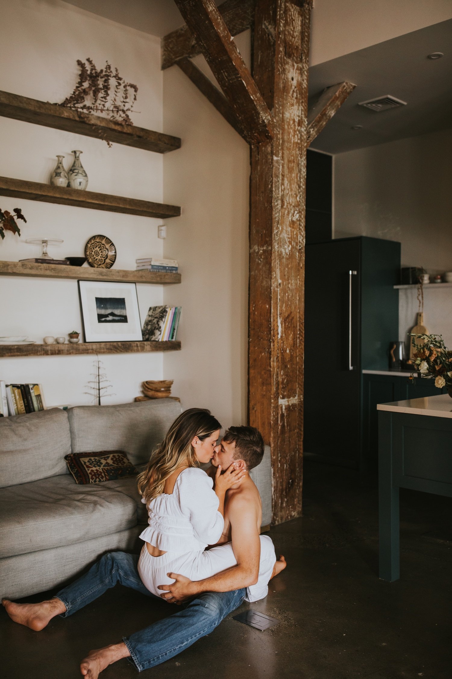 Hudson Valley Wedding Photographer, Kingston Wedding Photographer, Kingston Engagement Session, Indoor Couples Session, Hudson Valley Engagement Session, New York Engagement Photos