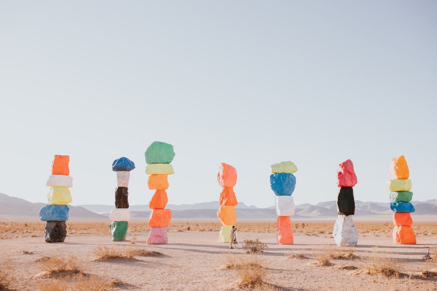 Seven Magic Mountains, Seven Magic Mountains Elopement, Las Vegas Elopement, Las Vegas Wedding, Hudson Valley Wedding Photographer