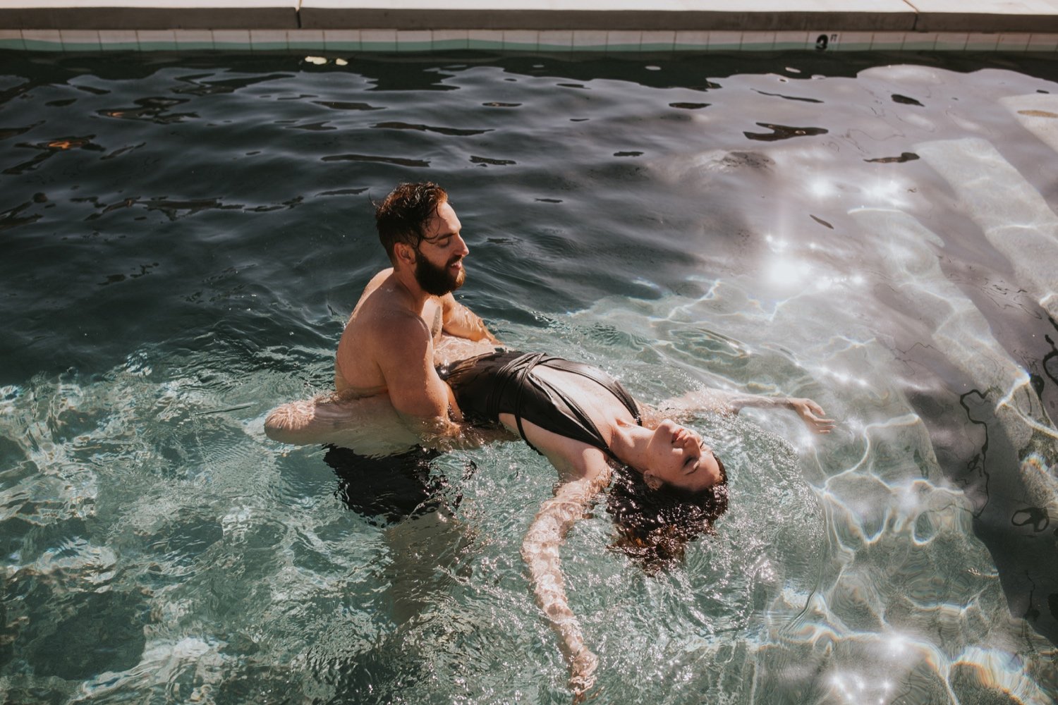 Joshua Tree Engagement, Hudson Valley Wedding Photographer, Poolside Engagement, Joshua Tree Wedding Photographer