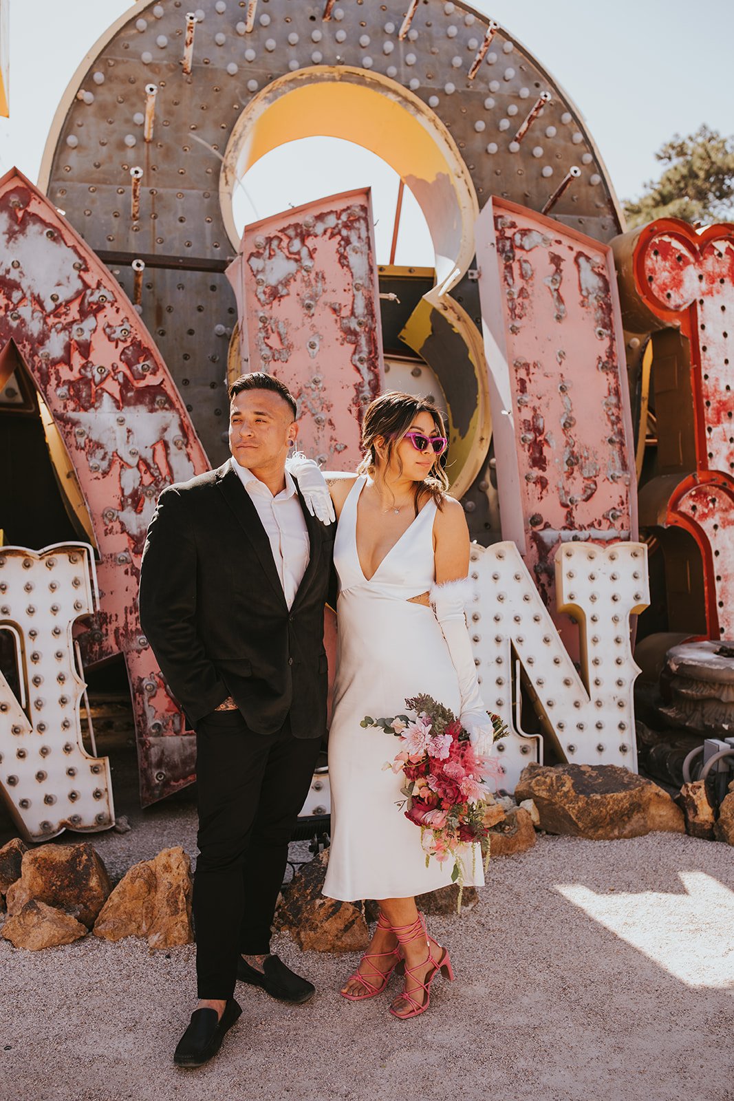 Hudson Valley Wedding Photographer, Las Vegas Elopement, Las Vegas Wedding, The Neon Museum, Catskills Wedding Photographer