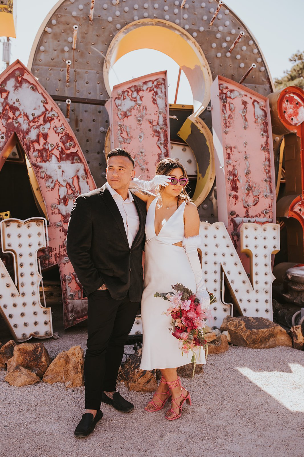 Hudson Valley Wedding Photographer, Las Vegas Elopement, Las Vegas Wedding, The Neon Museum, Catskills Wedding Photographer