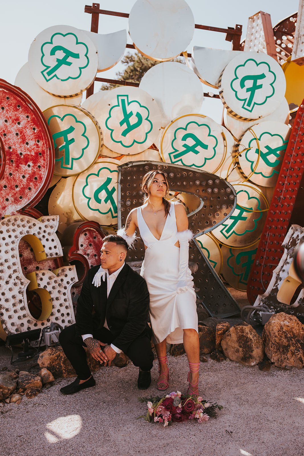 Hudson Valley Wedding Photographer, Las Vegas Elopement, Las Vegas Wedding, The Neon Museum, Catskills Wedding Photographer