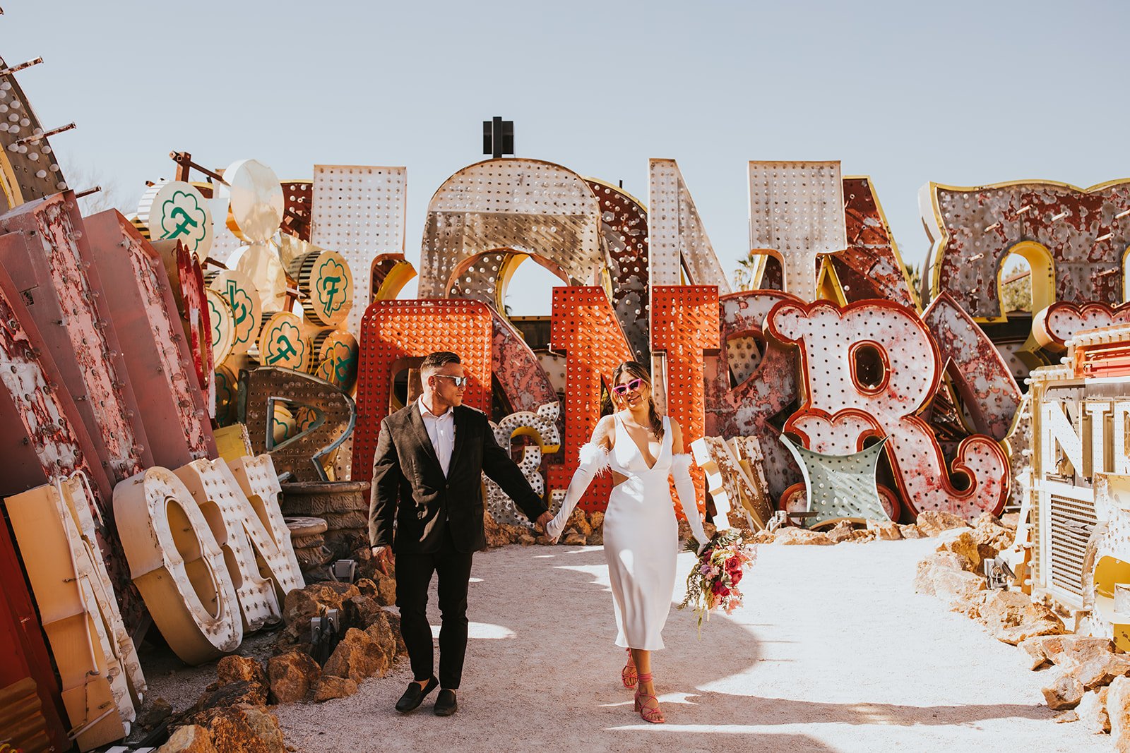 Hudson Valley Wedding Photographer, Las Vegas Elopement, Las Vegas Wedding, The Neon Museum, Catskills Wedding Photographer