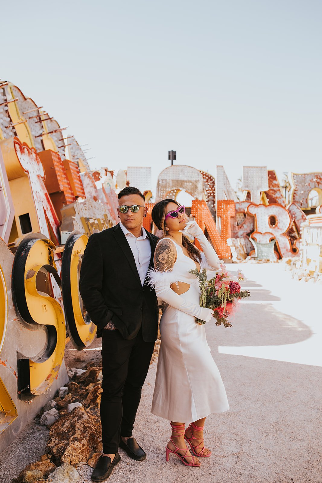 Hudson Valley Wedding Photographer, Las Vegas Elopement, Las Vegas Wedding, The Neon Museum, Catskills Wedding Photographer