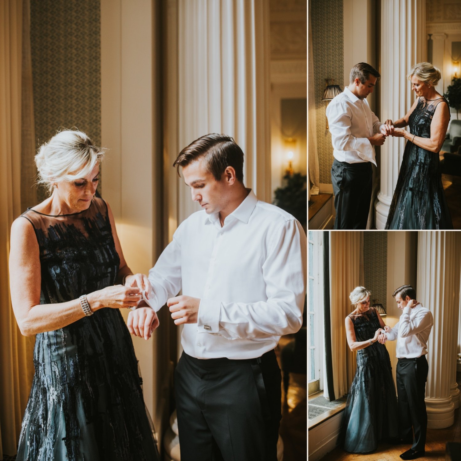 Hudson Valley Wedding Photographer, The Foundry LIC Wedding, The Foundry Wedding, Groom Getting Ready, The Yale Club