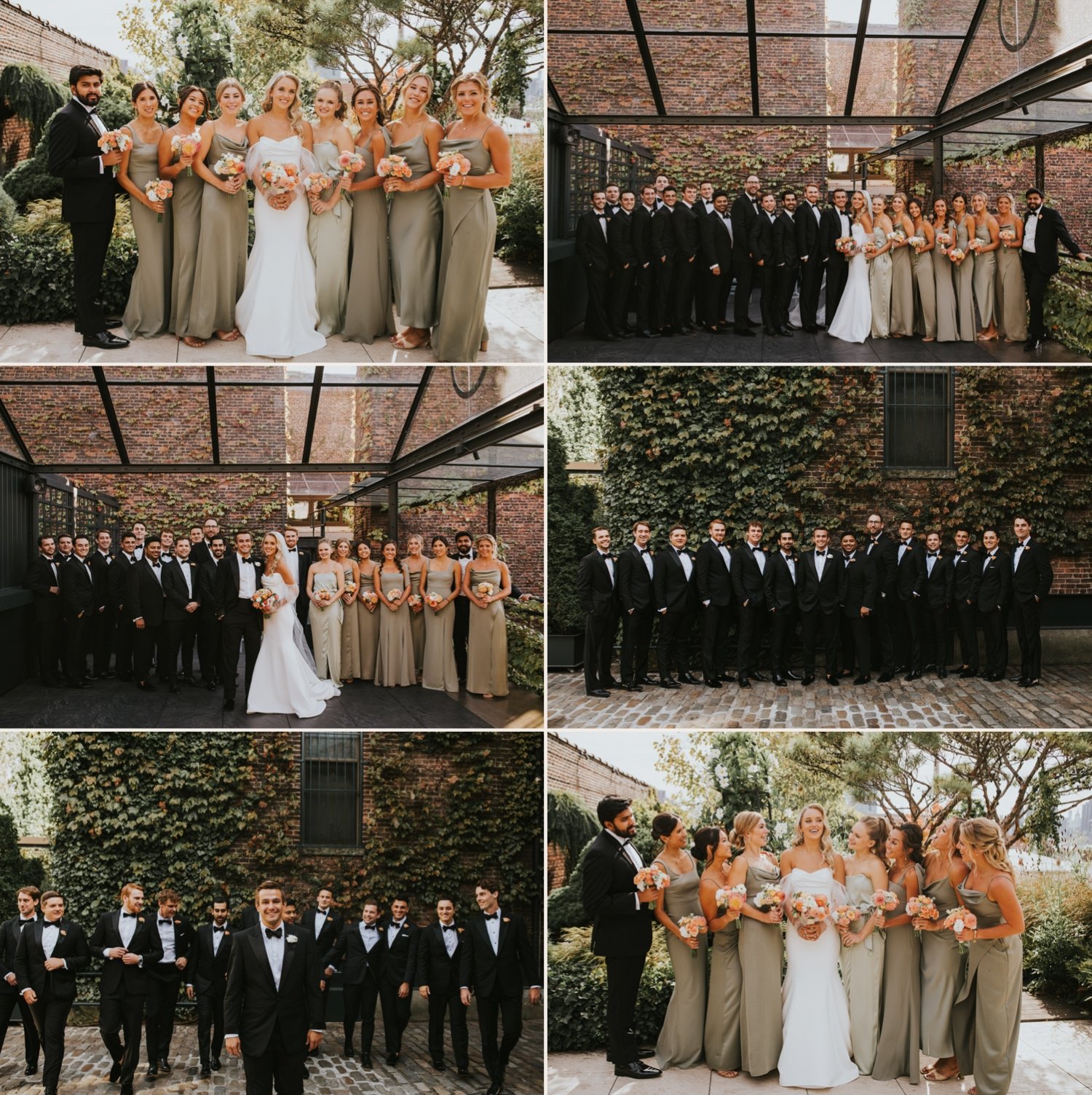 Hudson Valley Wedding Photographer, The Foundry LIC Wedding, The Foundry Wedding, Bridal Party 