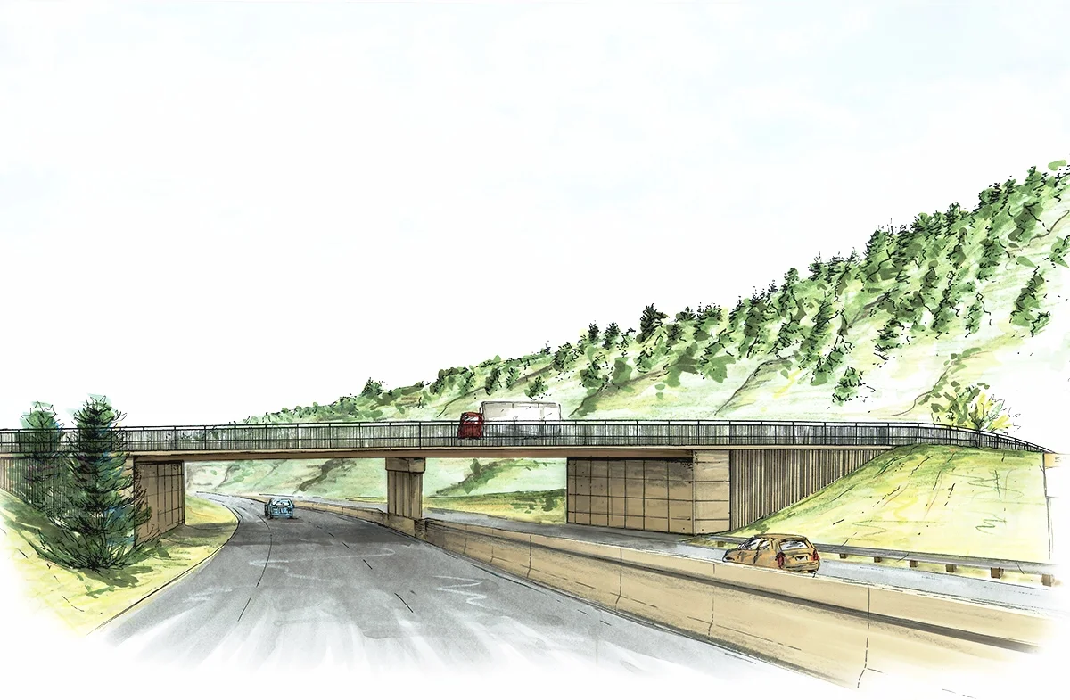 East Bound Peak Period Shoulder Lane