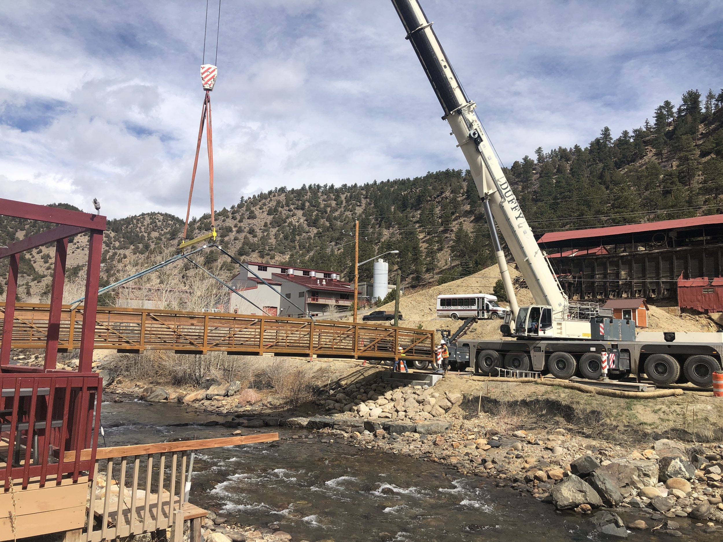 Clear Creek Greenway through Idaho Springs