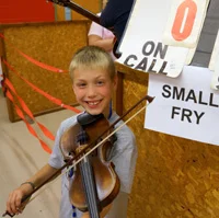 Brandon Wilson won third place in the Small Fry Division