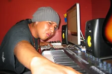 Jeremy Johnson in his music studio at the Boys and Girls Club of South Valley in Salt Lake City.