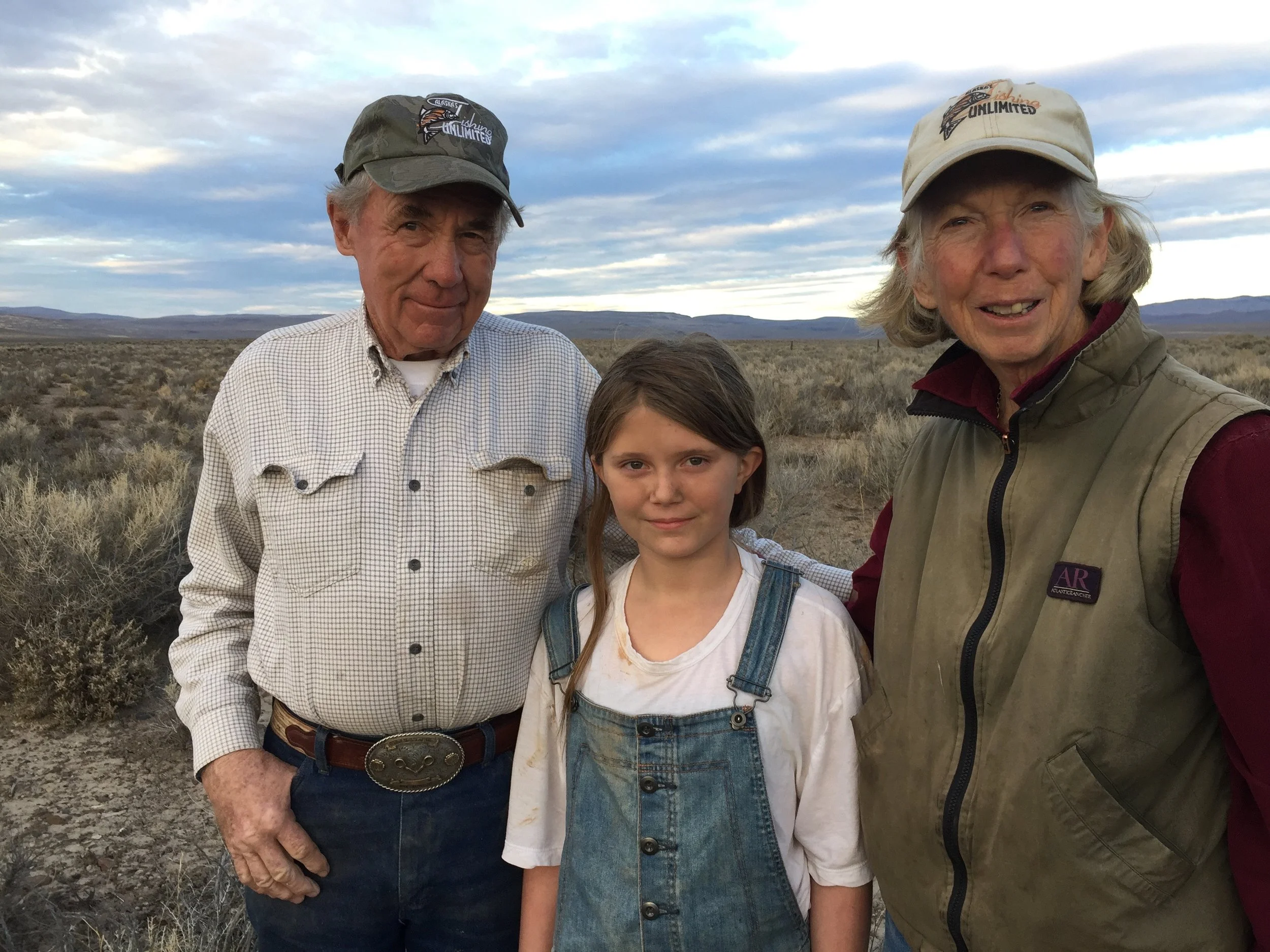 Poet Linda Hussa with Rylee Dickson and John Hussa