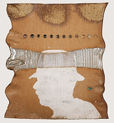 Dennis Parks Self Portrait: purchase for $2,300 Stoneware (1989)