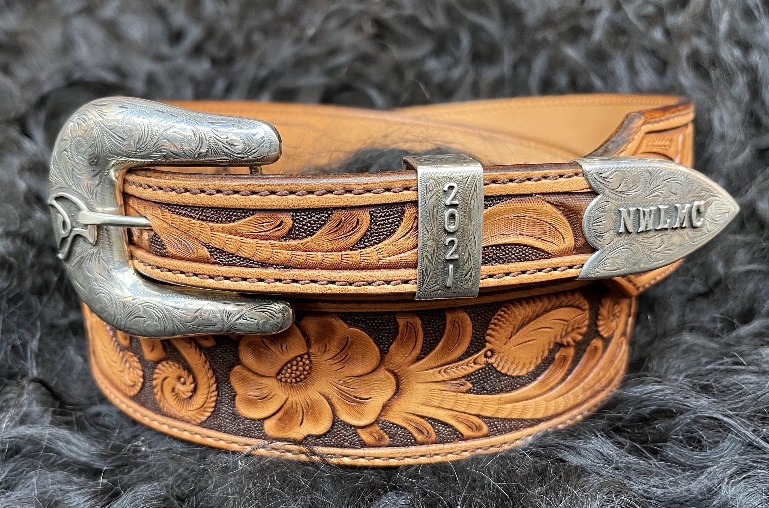 Belt made at Cow Camp Saddlery. Photo courtesy Mark Barcus.