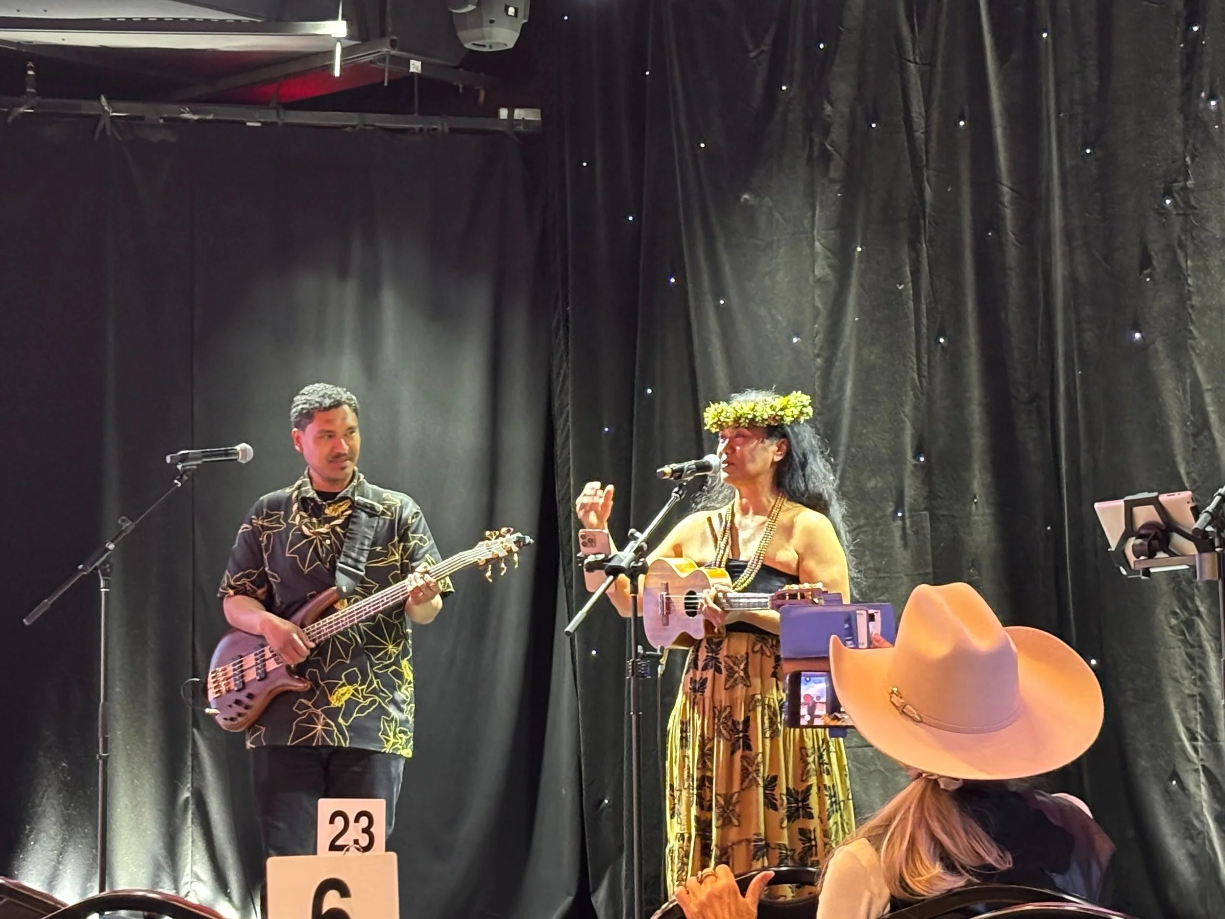 Gary Haleamau &amp; Kāwili perform onstage