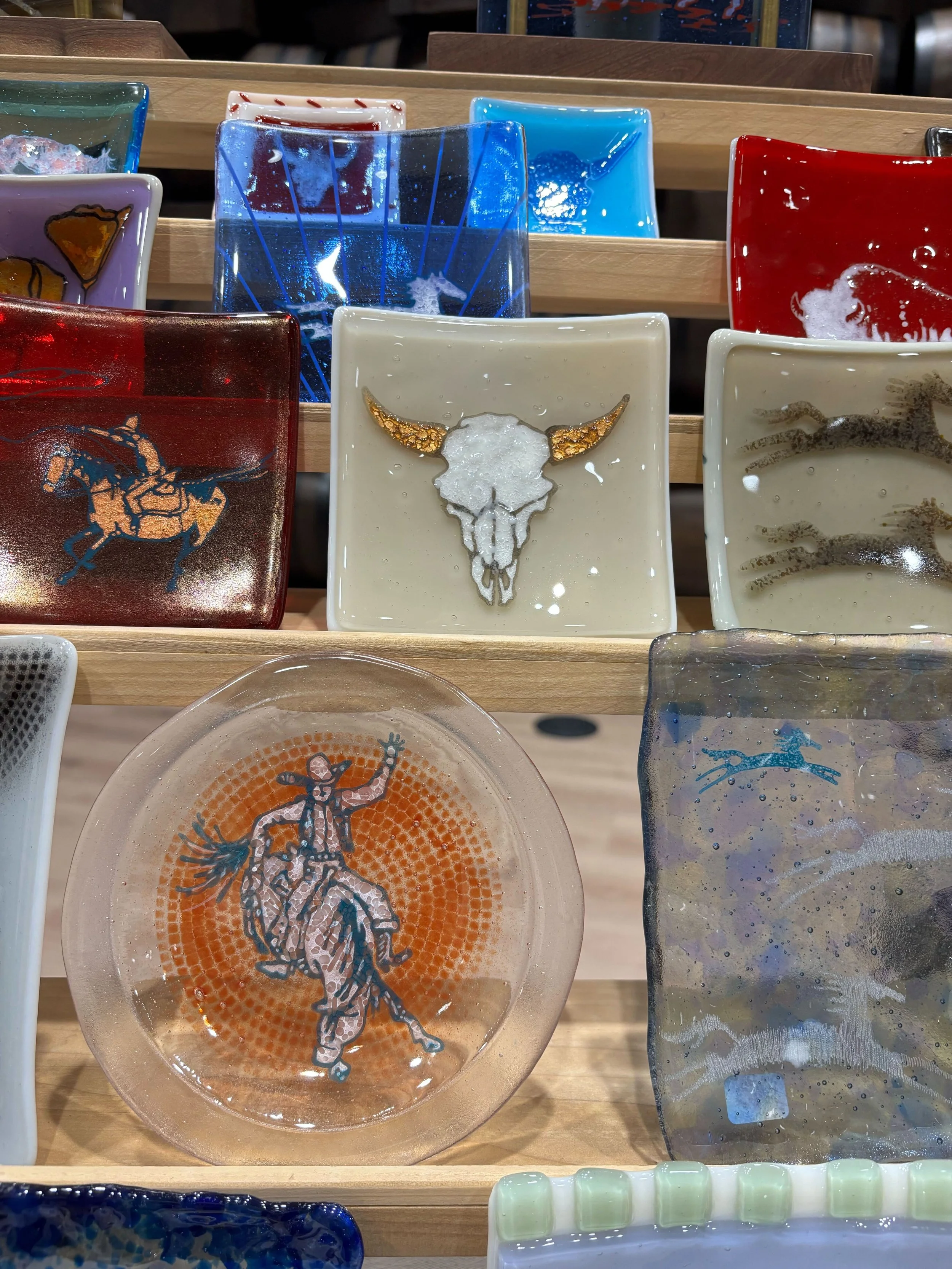 The High Lonesome Glass's amazing wares at the gift show