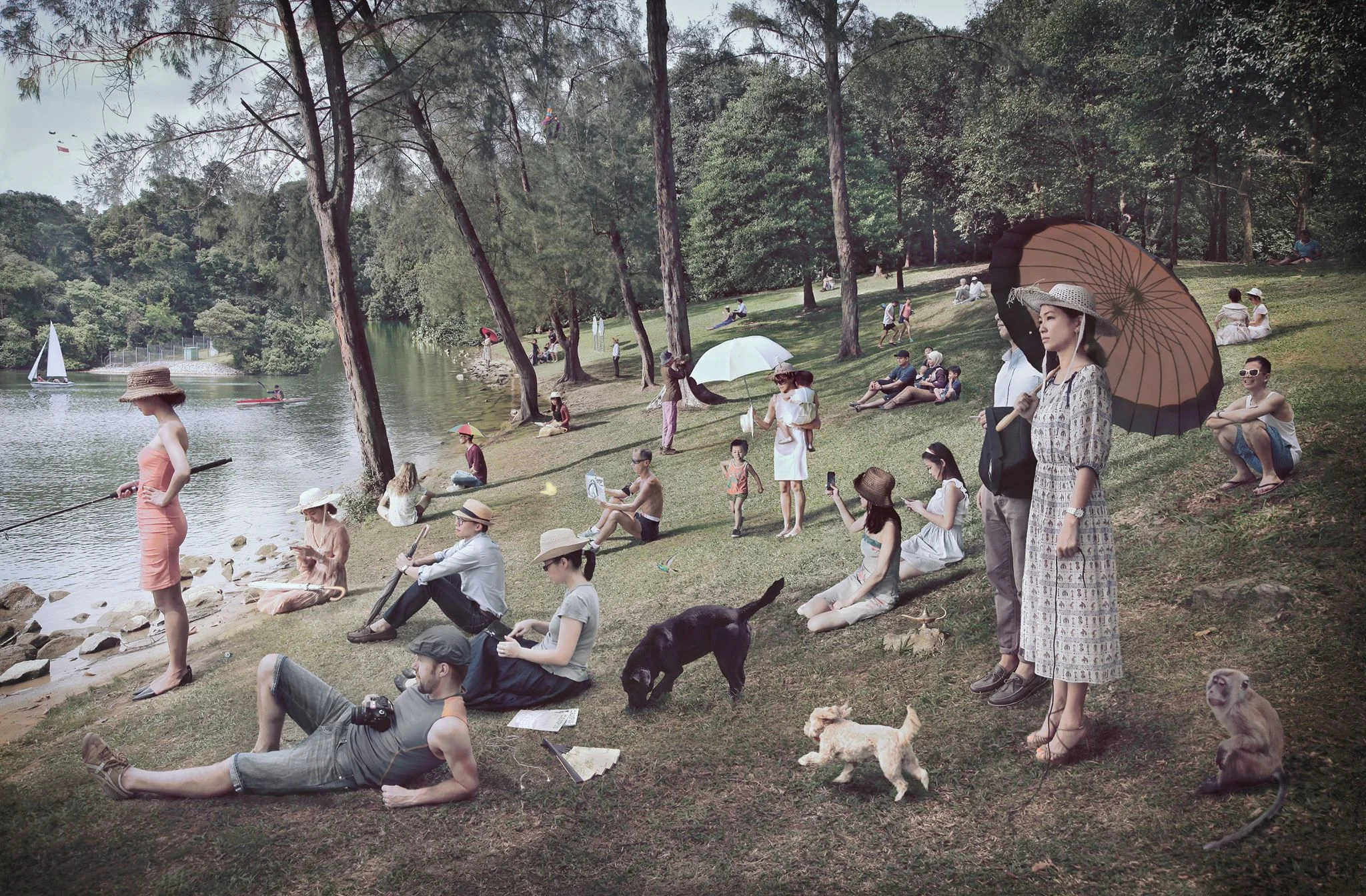 Sunday Afternoon On The Island Of Singapore (2014) by Eugene Soh. Location: Upper Peirce Reservoir