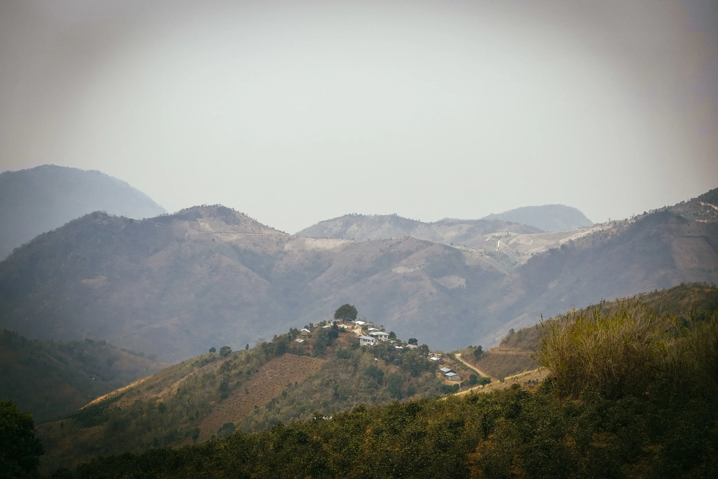 It is difficult to discern where in the world this might be.