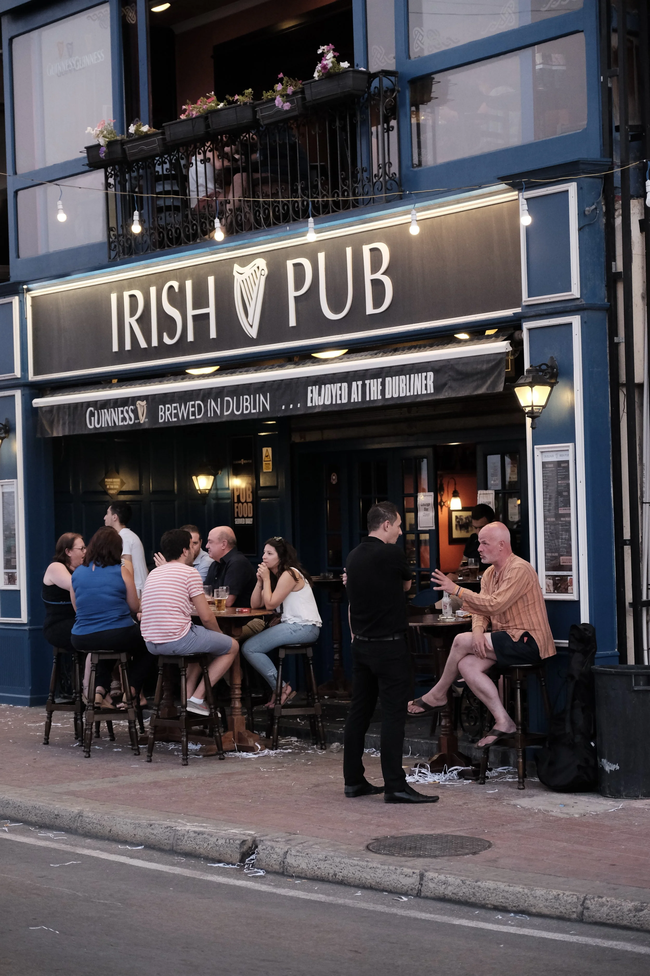 A typical Irish pub found worldwide. This one is in St Julien's in Malta. 