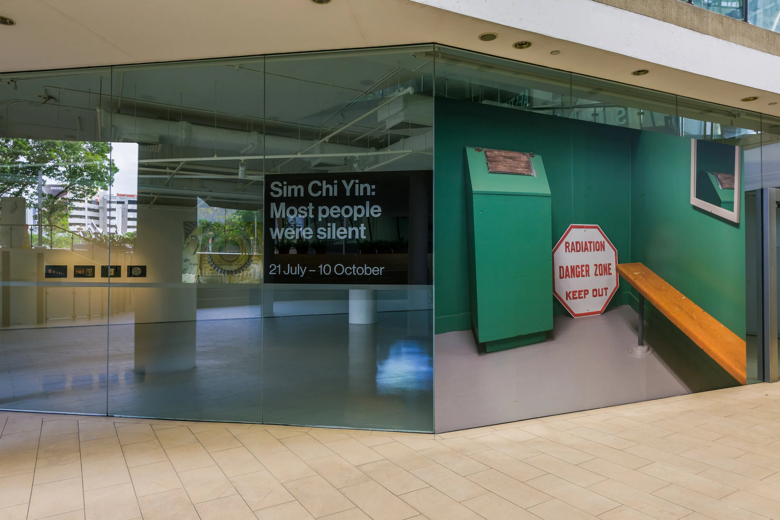 Exterior of Sim Chi Yin's exhibition at LASALLE. Photo credit: Deng Weizhong