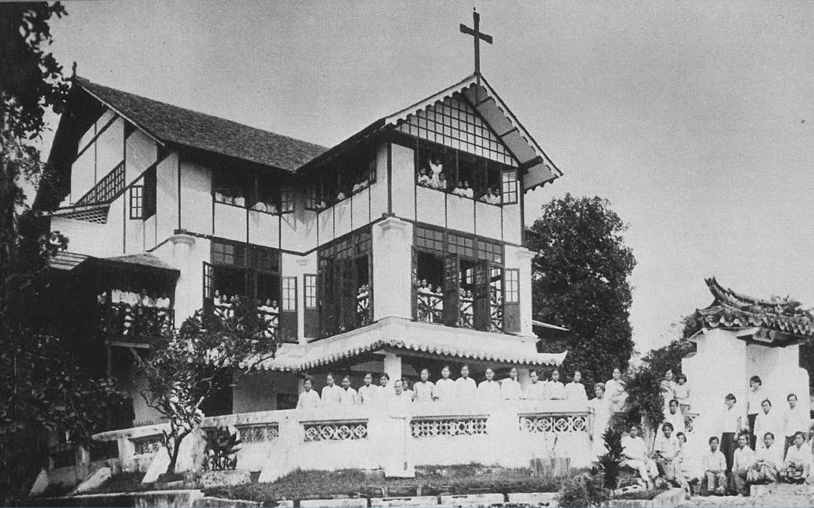 The Marian of yore - St Mary’s Boarding House circa 1933. Photo: http://themarian.com.my/the-marian-story/