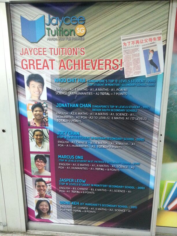Student Testimonial of Best POA Tuition Singapore