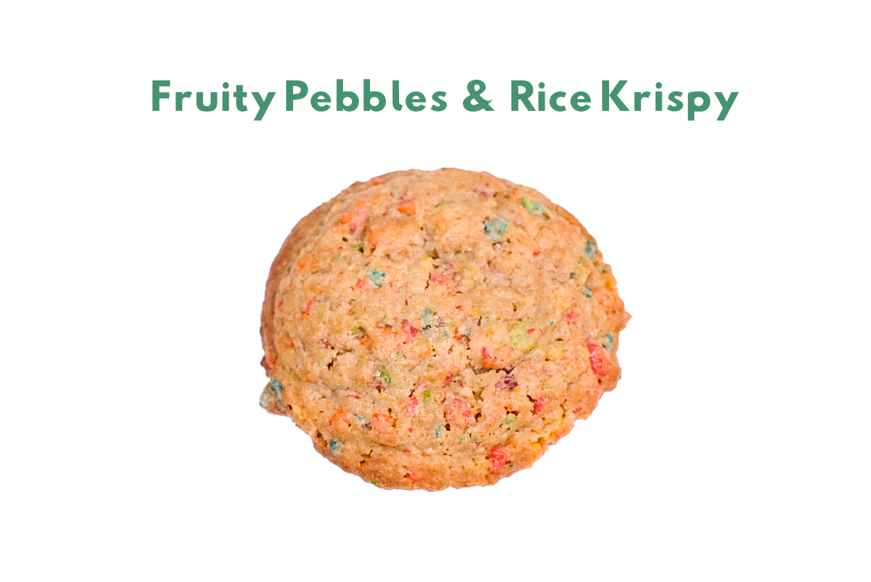  Fruity Pebbles and Rice Krispy cookie 