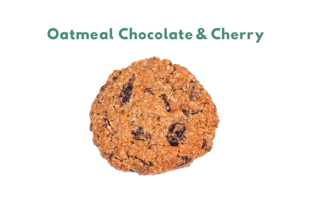  oatmeal chocolate and cherry cookie  