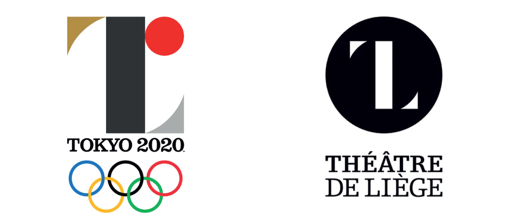 The Tokyo 2020 emblem was withdrawn due to accusations that it plagiarised the Theatre De Liege logo