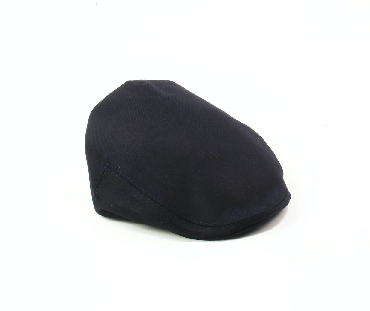 navy herringbone flat cap peacock lining yorkshire british made kempadoo millar