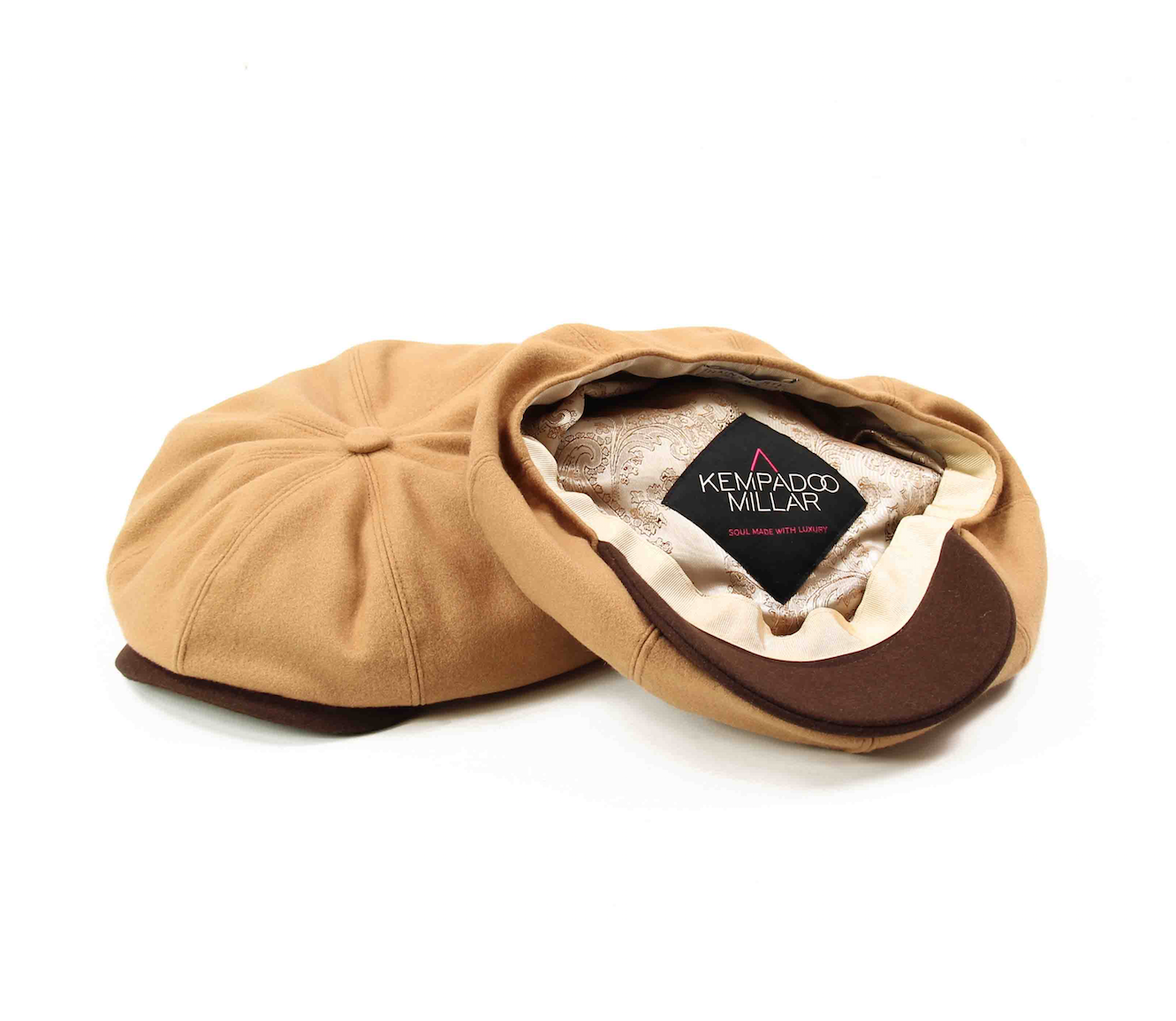 jimmy cliff camel brown luxury baker boy peaky blinders kempadoo millar british headwear
