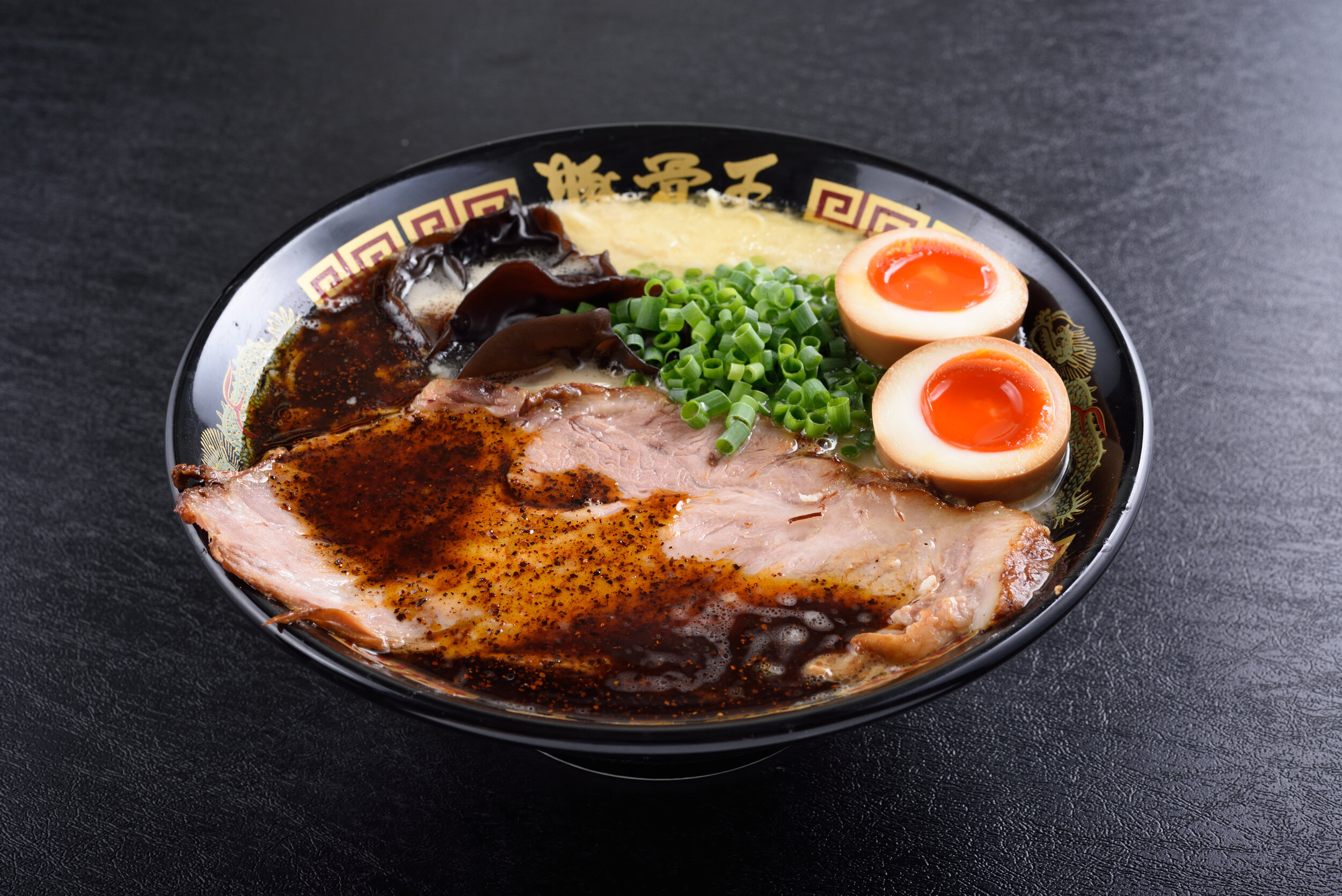 Black Spicy Tonkotsu Ramen with Flavoured Egg $14.90