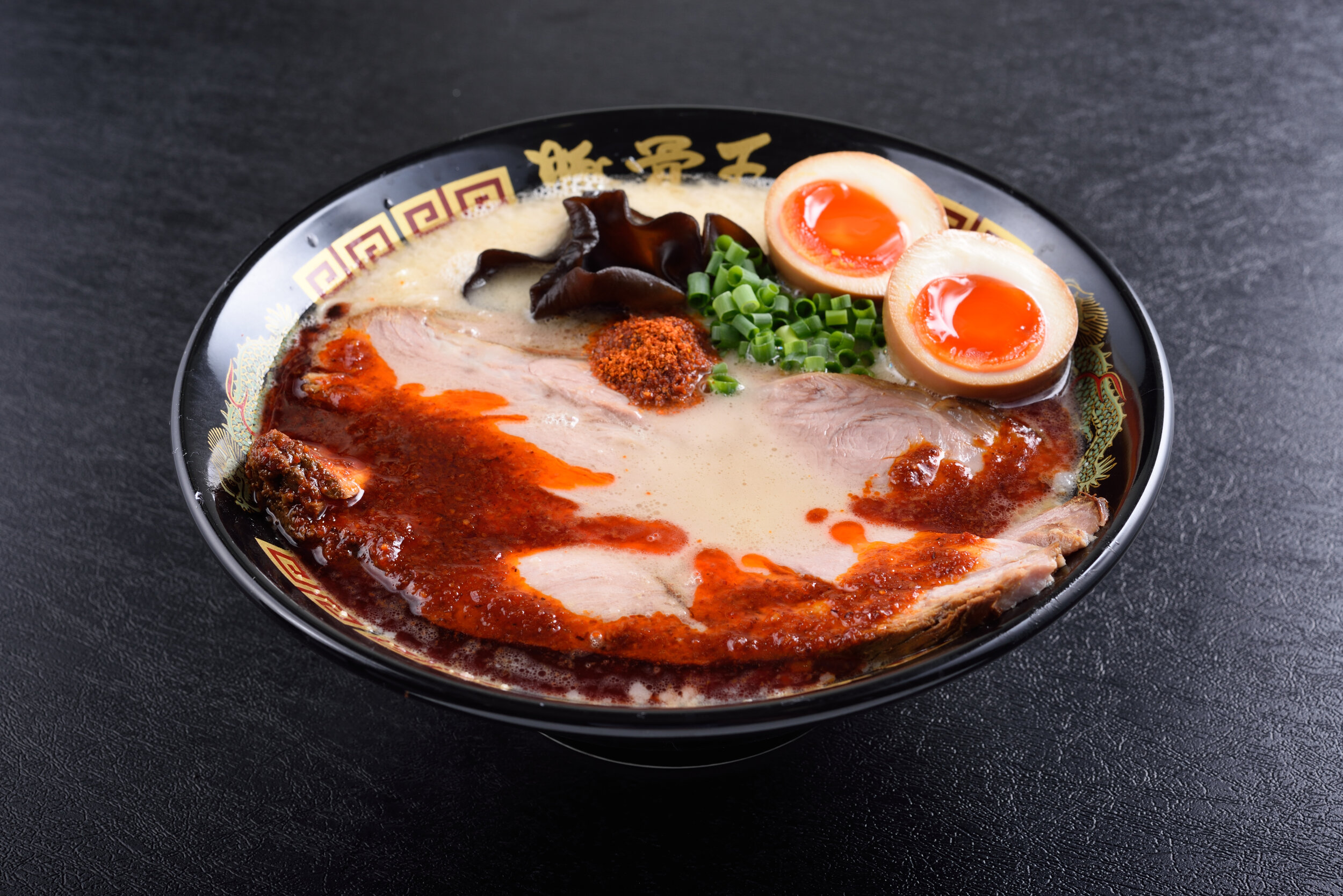  Red Spicy Tonkotsu Ramen with Flavoured Egg $14.90