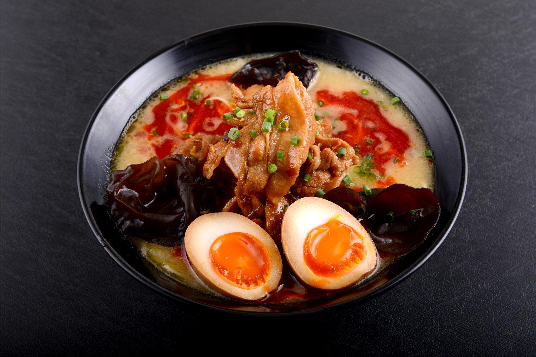 Red Spicy Tonkotsu Ramen King with Flavoured Egg $16.90