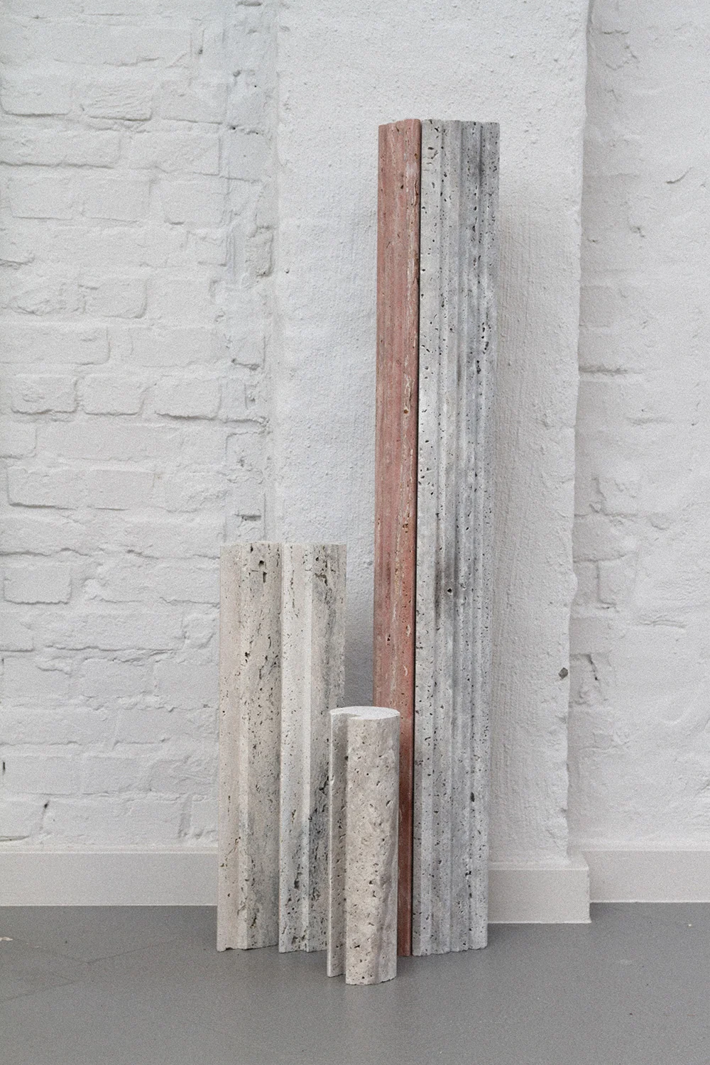 In progress: collaboration with Van den Weghe / travertine profiles.