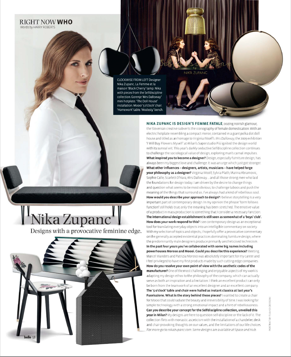Belle Magazine, Australia 2014