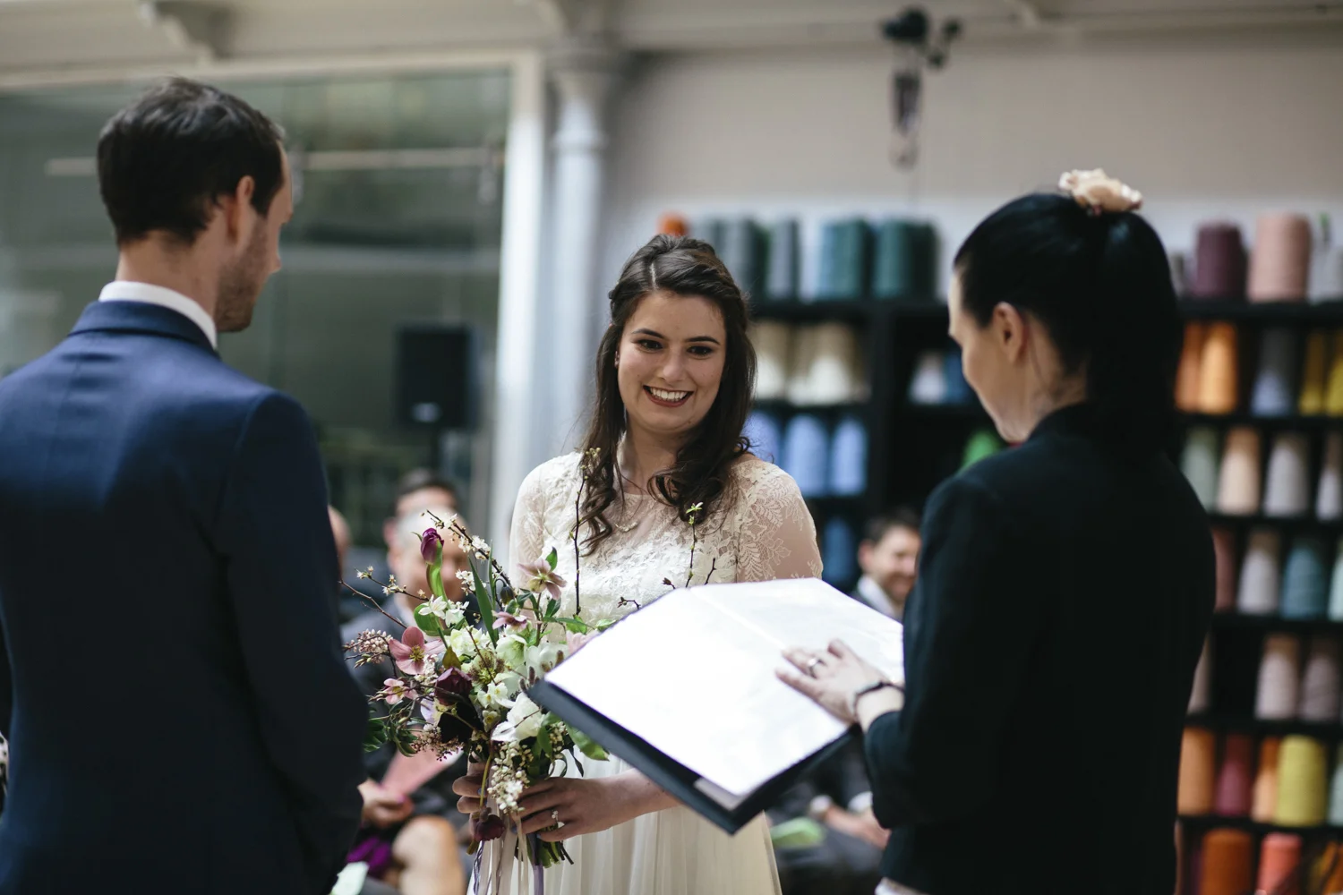 Quirky Wedding Photography Edinburgh Dovecot Studios 046.jpg