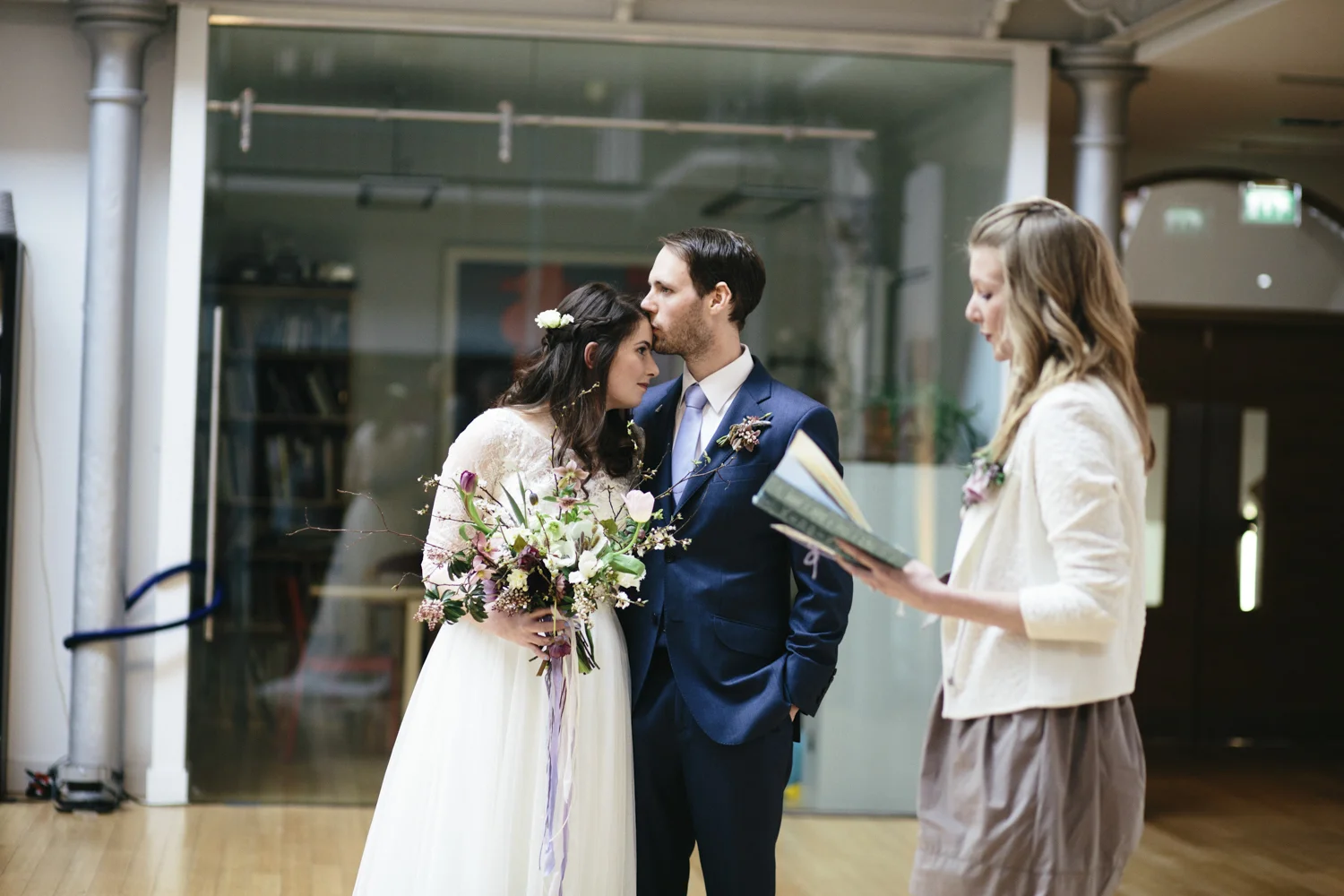Quirky Wedding Photography Edinburgh Dovecot Studios 050.jpg