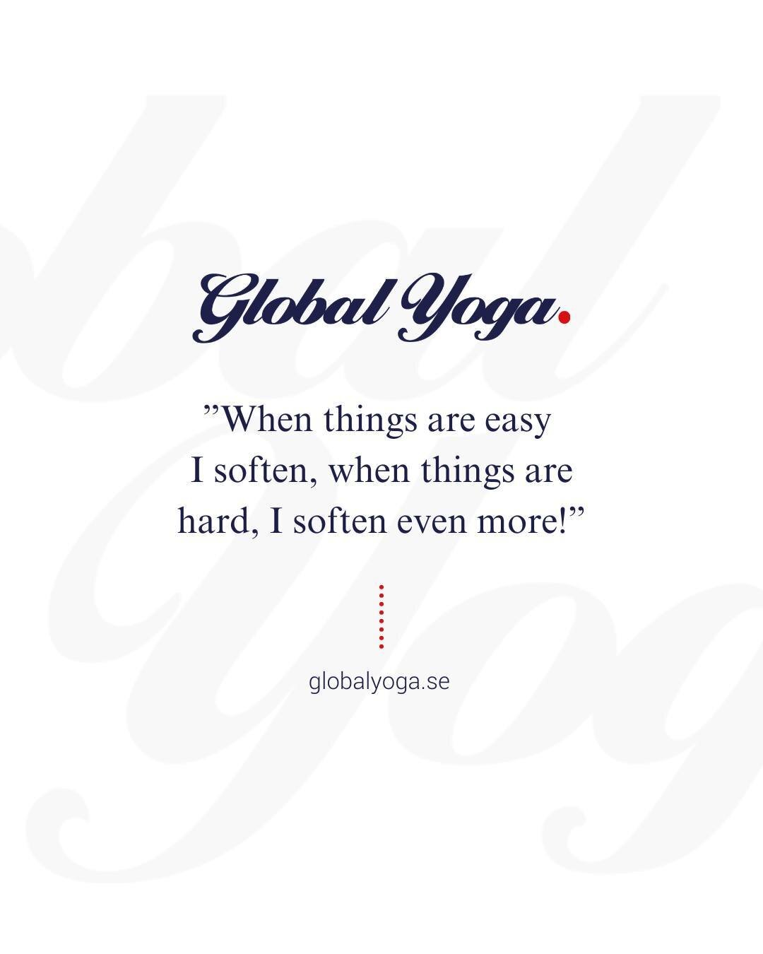 &rdquo;When things are easy I soften, when things are hard, I soften even more!&rdquo;⁠
⁠
L&aring;t yinyogan hj&auml;lpa dig mjukna ✨ P&aring; globalyoga.se finns en djupt &aring;terh&auml;mtande klass med fokus p&aring; kroppens yinv&auml;vnader (fa