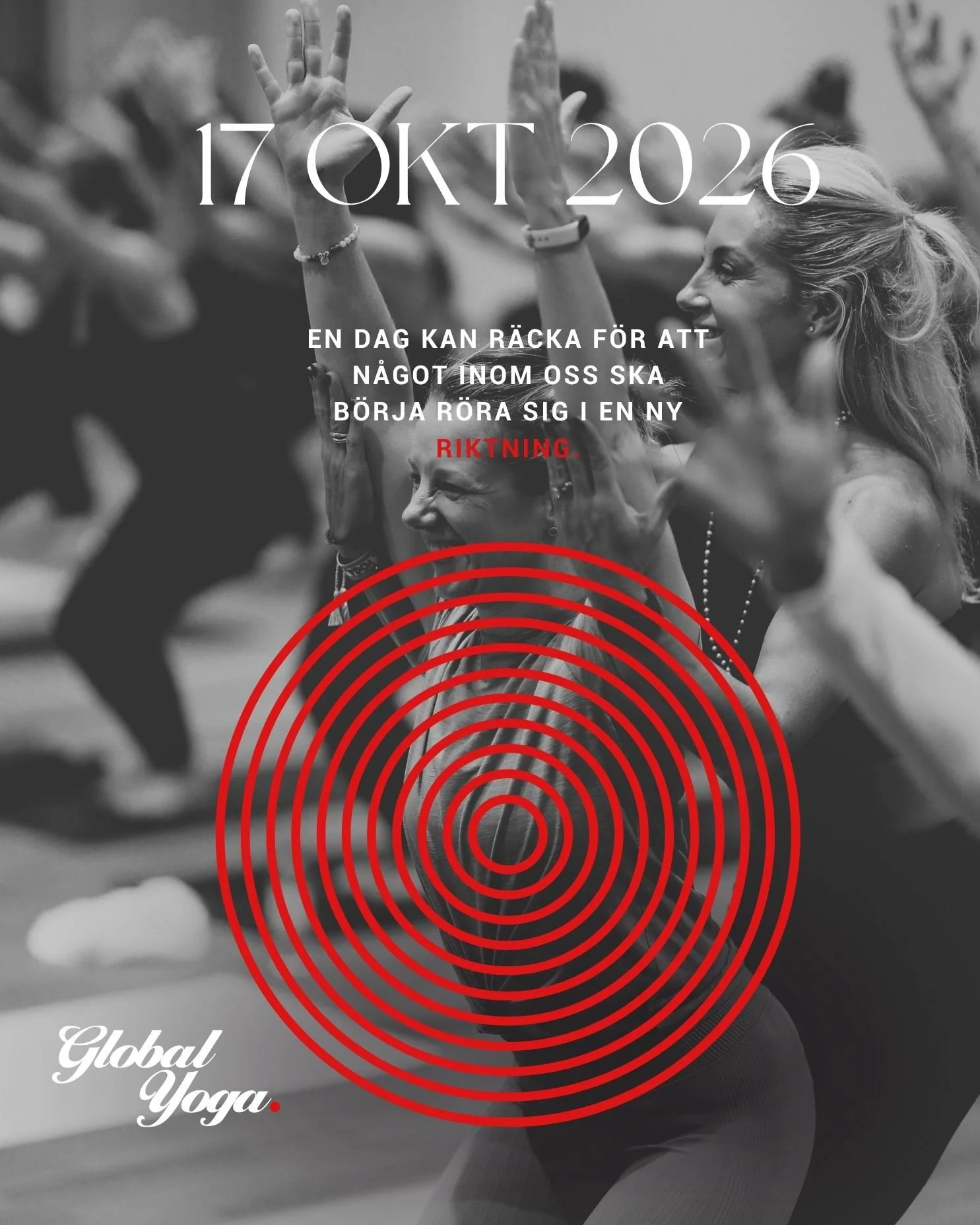reklam 🎈Nu &auml;r biljetterna sl&auml;ppta till &aring;rets Global Yoga Inspirationsdag 2026! 
Kommentera GY 🔴 om du &auml;r nyfiken, s&aring; f&aring;r du &auml;ven 300kr rabatt (tom 31/8).

Den 17 oktober samlas vi i G&ouml;teborg f&ouml;r en he