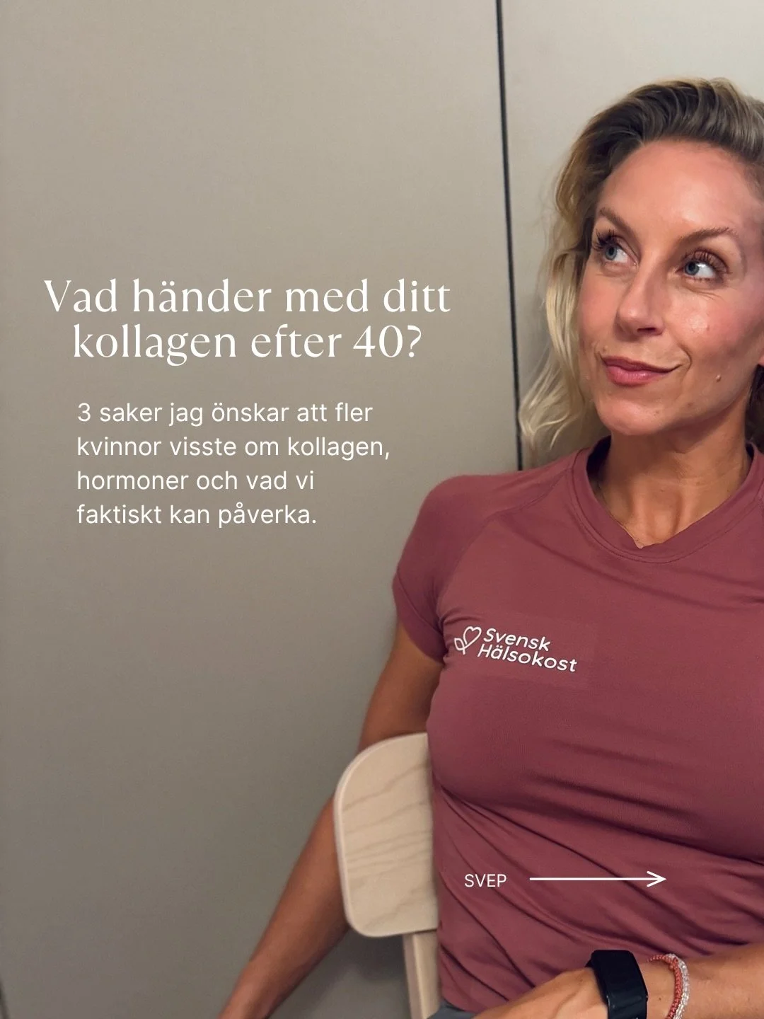 reklam @svenskhalsokost | D&auml;rf&ouml;r tar jag kollagen ➡️ Inte f&ouml;r att f&ouml;rs&ouml;ka bli 25 igen utan f&ouml;r att jag vill ge min kropp de b&auml;sta f&ouml;ruts&auml;ttningarna att &aring;ldras med mjuk kraft 💗.

En del av det handla