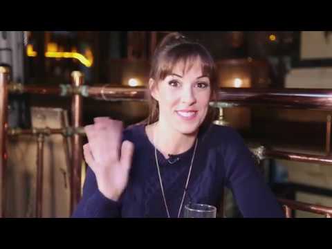 Kinky Boots star Verity Rushworth and Jamie Lambert at The Porterhouse