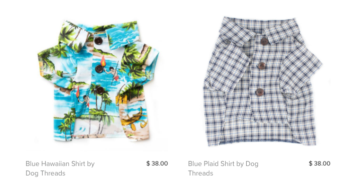 Lucy & Co. carries a range of items, from their popular doggy apparel to home goods and collars
