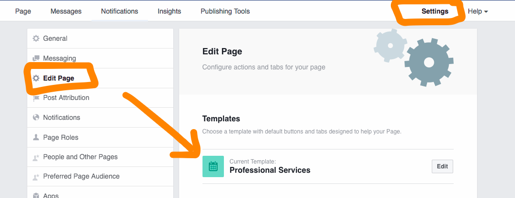 Go to your rescue page and select 'Settings' in the top right-hand corner. Then scroll on the left-hand side to 'Edit Page' and you will see 'Templates' appear