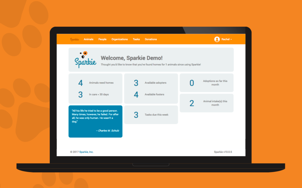 Sparkie: Easy to Use and Learn Animal Rescue Software